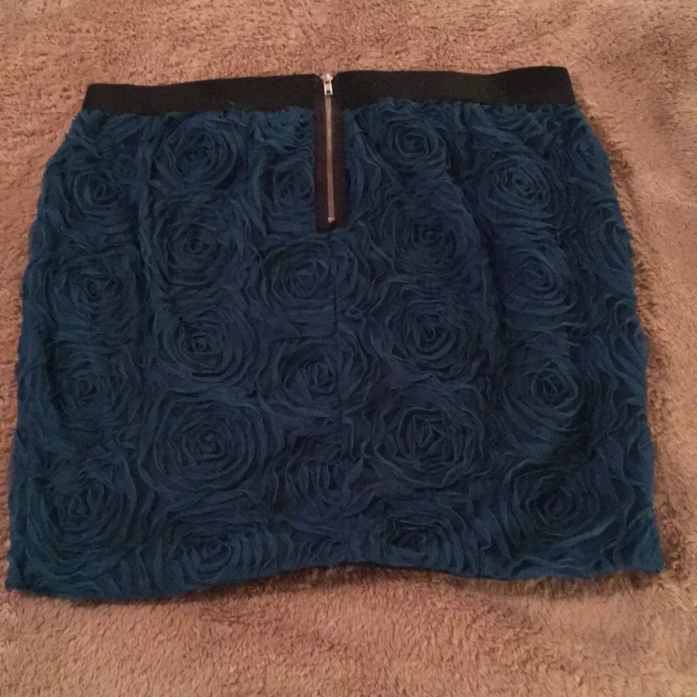 torrid Navy Blue Rosette Pencil Skirt